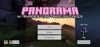 Trails and Tales Panorama with Shaders (1.21) – MCPE/Bedrock