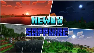 Newb X Sapphire Shader (1.21.20+) – MCPE/Bedrock