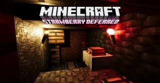 Strawberry Deferred Shader (1.21, 1.20) – MCPE/Bedrock