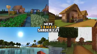 Comely Shader (1.21.44+) – MCPE/Bedrock Low-End RTX Shader