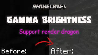 Gamma Brightness Resource Pack (1.19) – Support Render Dragon