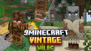 Vintage Wilds Modpack (1.20.1) – Harsh Survival, Cozy Living