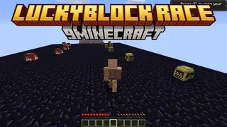 LuckyBlock Race Modpack (1.10.2) – Break, Run, and Survive