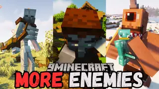 More Enemies Modpack (1.21.1, 1.20.1) – Hundreds of New Enemies