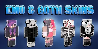The Coolest Emo & Goth Skins For Minecraft In 2023