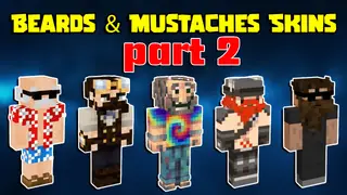 Top 20 Minecraft Skins with Beards & Mustaches In 2023 [Part 2]