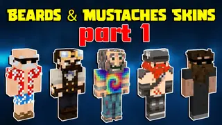 Top 20 Minecraft Skins with Beards & Mustaches In 2023 [Part 1]