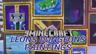 Leons Dungeons Paintings Mod (26.1.2, 1.20.1) – New Stunning Paintings