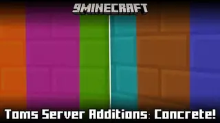 Toms Server Additions: Concrete! Mod (26.1.2, 1.20.1) – Concrete Bricks