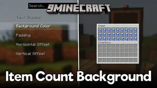 Item Count Background Mod (26.2, 1.21.11) – Configurable Count Background