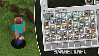 Snowy Weaponry Mod (26.2, 1.20.1) – Powerful Snowball Based Weapons