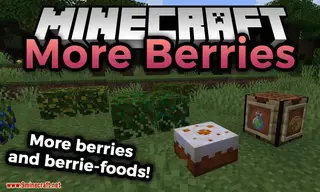 More Berries Mod (26.2, 1.20.1) – New Berry Bushes