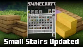 Small Stairs Updated Mod (26.1.2, 1.20.1) – Smaller Stair Variants