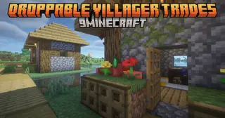 Droppable Villager Trades Mod (26.2, 1.21.1) – Villagers Now Drop Their Trades