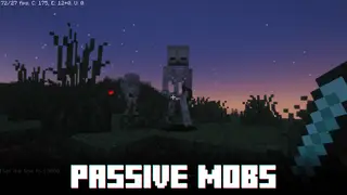 Passive Mobs Mod (26.2, 1.20.1) – Peaceful Mode with Aggressive Monsters