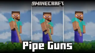 Pipe Guns Mod (26.1.2, 1.21.1) – Add-On For Gamingbarn’s Guns Mod