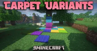 Carpet Variants Mod (26.2, 1.20.1) – Creative Wall Designs