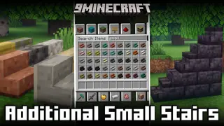 Additional Small Stairs Mod (26.1.2, 1.20.1) – Add-On For Small Stairs Mod