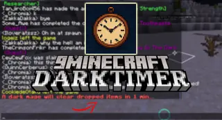 DarkTimer Mod (26.2, 1.20.1) – RPG Clear Entity Lag