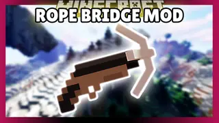 Rope Bridge Mod (26.1.2, 1.20.1) – Grappling Gun, Custom Bridges