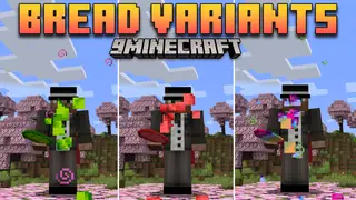 Bread Variants Mod (26.2, 1.20.1) – Beyond Basic Bread, Unlocking New Flavors