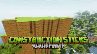 Construction Sticks Mod (26.2, 1.20.1) – Build Giant Walls in Seconds