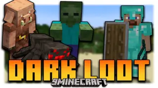 Dark Loot Mod (26.2, 1.20.1) – RPG Mob Loot & Heads