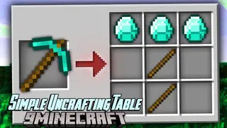 Simple Uncrafting Table Mod (26.1.2, 1.20.1) – Crafting Was Reversed