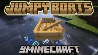 Jumpy Boats Mod (26.1.2, 1.20.1) – Never Get Your Boat Stuck Again