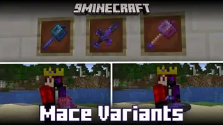 Mace Variants Mod (26.2, 1.21.1) – Diamond Maces & Wind Sword