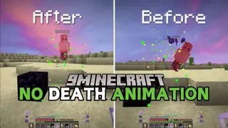 No Death Animation Mod (26.1.2, 1.20.1) – Removes The Death Animation Tilt