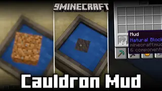 Cauldron Mud Mod (26.1.2, 1.21.1) – Throw Dirt Into Cauldron To Produce Mud Blocks