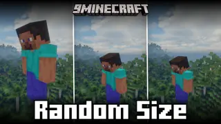 Random Size Mod (26.2, 1.21.1) – Randomly Changes Player Size