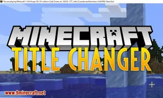 Title Changer Mod (26.2, 1.20.1) 1.15.2, 1.14.4 (Changes the Title of the Minecraft Window)