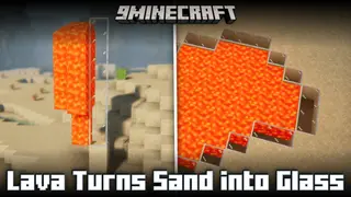 Lava Turns Sand into Glass Mod (26.2, 1.20.1)