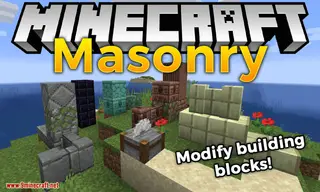 Masonry Mod (26.1.2, 1.20.1) – New Building Blocks from Existing Materials