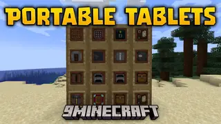 Portable Tablets Mod (1.20.1) – Use Workstations In Your Hands