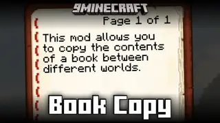 Book Copy Mod (26.2, 1.20.1) – Adds A Command To Copy Books Between Worlds