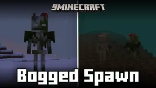 Bogged Spawn Mod (26.2, 1.21.1) – Makes Bogged Spawn More Often