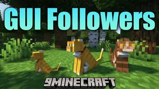 GUI Followers Mod (26.2, 1.20.1) – Shows A List Of All Tamed, Non-Sitting Mobs