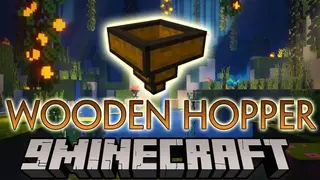 Wooden Hopper Mod (26.2, 1.20.1) – Half as Fast as Vanilla Hopper