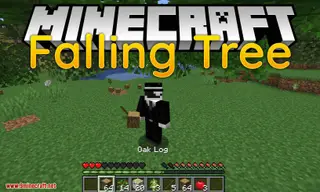 Falling Tree Mod (26.2, 1.20.1) – Making The Trees Fall in One Cut