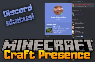 Craft Presence Mod (26.2, 1.20.1) – Discord Status