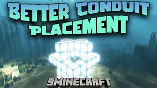Better Conduit Placement Mod (26.2, 1.20.1) – Placing Conduit Prismarine Blocks Easier