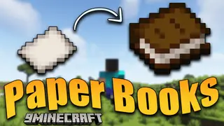 Paper Books Mod (26.2, 1.20.1) – Simplified Book Recipe