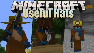 Useful Hats Mod (26.2, 1.20.1) – Utiltity Headwears