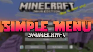 Simple Menu Mod (26.2, 1.20.1) – Cleaner Menus, Better Experience