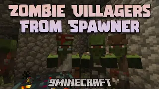 Zombie Villagers From Spawner Mod (26.2, 1.20.1) – Configurable Spawn Chance