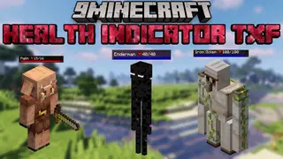 Health Indicator TXF Mod (26.2, 1.20.1) – Displays Entity Name, Armor, and Health