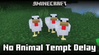 No Animal Tempt Delay Mod (26.2, 1.20.1) – Better Mob Luring